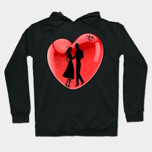 3D Dancers Heart Hoodie